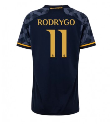 Real Madrid Rodrygo Goes #11 Replika Udebanetrøje Dame 2023-24 Kortærmet